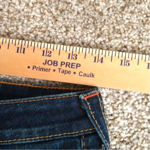 True Religion Joey Super T Flare Jeans Size 27 Y2K Twisted Inseam Flap Pockets - Picture 6 of 12